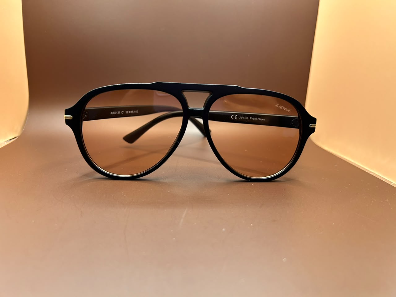 Foto adicional — Óculos de Sol Aviador Bold - Lentes Âmbar (Proteção UV400) Renovare