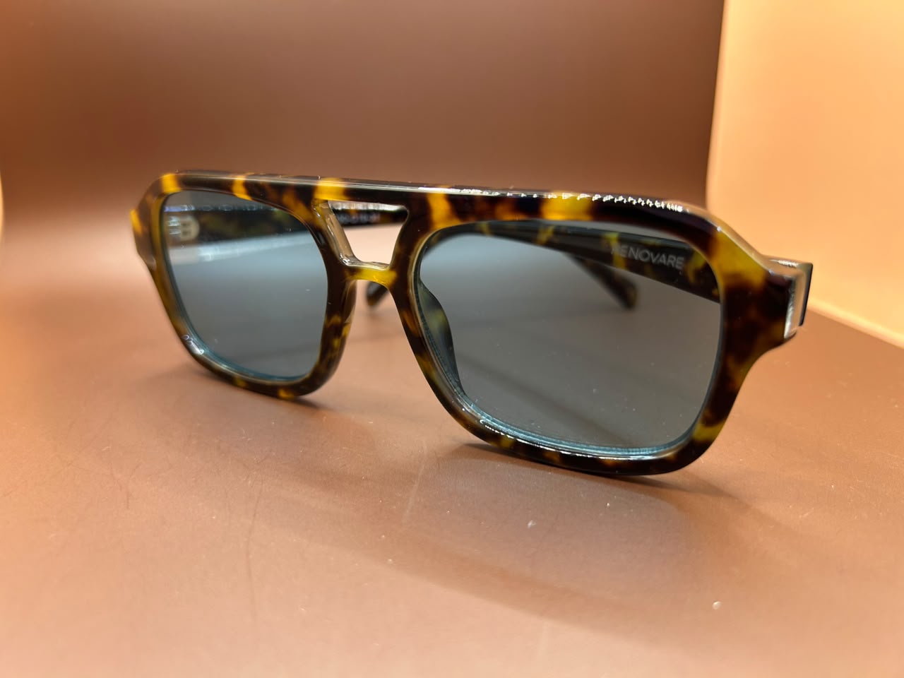 Foto adicional — Óculos de Sol Aviador Tartaruga - Armação Estilo Tortoise com Lentes Escuras Renovare