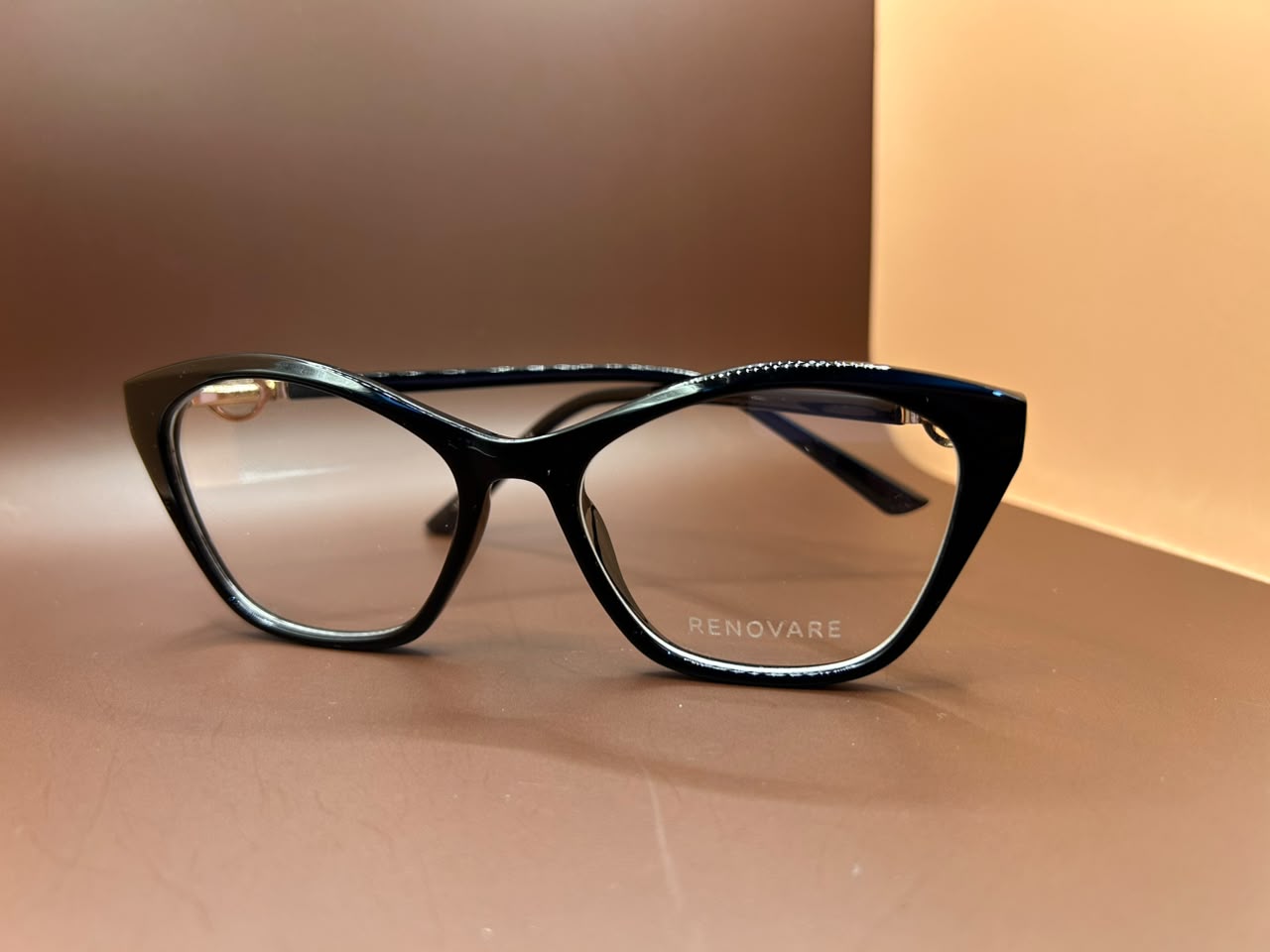 Óculos de Grau Feminino Renovare Gatinho Preto Intenso